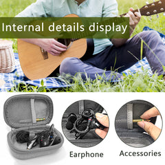 Musiin Compact In-Ear Monitor Earphone Case Compatible with MDREX15AP,YINYOO CCZ Melody,SE215-CL,KZ ZS10 Pro,MEE Audio M6 for Audio Stage and Studio