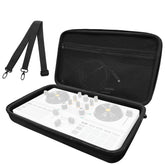 Musiin DJ Controller Case Compatible with Hercules DJControl Mix Ultra, Hard Shell Protection with Dual Zippers, Mesh Pocket & Comfortable Handle for DJ Live Show & Travel (Black)