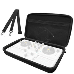 Musiin DJ Controller Case Compatible with Hercules DJControl Mix Ultra, Hard Shell Protection with Dual Zippers, Mesh Pocket & Comfortable Handle for DJ Live Show & Travel (Black)