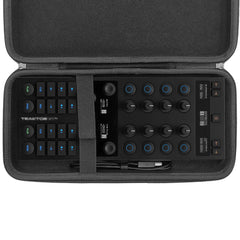 Musiin High-performance black hardshell case, designed for compatible Native Instruments TRAKTOR Z1 MK3, F1 and X1 controllers, provides protection and convenient carrying for safe and easy travel
