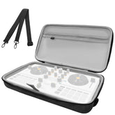 Musiin DJ Controller Case Compatible with Hercules DJControl Mix Ultra, Hard Shell Protection with Dual Zippers, Mesh Pocket & Comfortable Handle for DJ Live Show & Travel (Gray)