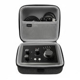 Musiin Audio Interface Case Compatible with sonicake smart box/Audient iD4,NI komplete Audio1/2,features soft lining, mesh pocket for cables, and comfy handle—ideal for studio, rehearsal, and travel.