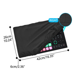 Musiin Home Studio Mixer Cover - Stretchable Nylon Compatible with Behringer X-TOUCH COMPACT Tascam Podcast Station Mixcast 4
