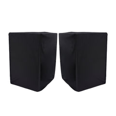 Musiin Home Studio Monitor Dust Cover Compatible With YAMAHA HS8,Adam T7V KRK Rokit 8 G4,JBL 308P Mkll and PreSonus Eris E8 XT Black 8-Inch Professional Protective Powered Speaker cover(2 packs)
