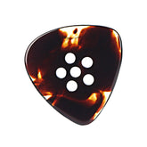 Musiin Hand-Made 3in1 Multi Flat clear Tone Premium thick Pick for Electric Guitar Bass Jazz Blues Guitar (Tortie)