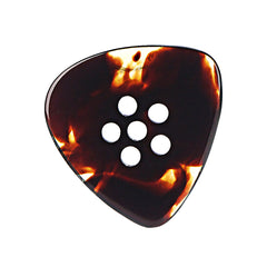 Musiin Hand-Made 3in1 Multi Flat clear Tone Premium thick Pick for Electric Guitar Bass Jazz Blues Guitar (Tortie)