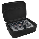 Musiin Audio Interface Storage Case Compatible with SSL2 MKII, SSL2 MKII OTG, SSL2+ MKII Audio Interfaces, Softube Flow Studio,Top Cover Zipper Mesh Pocket Design, Portable Travel Storage Case (Black)