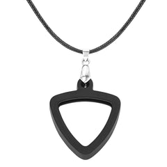 Musiin Guitar Pick Holder Necklace Compatible with Fender Dunlop D'Addario Standard Picks, Double-Sided Universal Design, Easy Access for All Styles