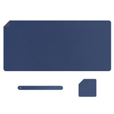 Musiin Music Studio Desk Leather Mouse and Keyboard Mat with Coaster, Ideal for Office, Creative Work, and Recording Studios