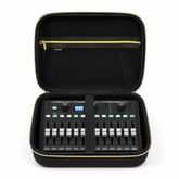 Musiin Audio Mixer Case Compatible with Behringer P24, Gold Top Zipper Comfortable Handle and Internal fix Strap Design, for Studio, Travel and Live Performance Carrying(Gold Tone Edition)