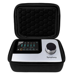 Musiin Custom Audio Interface Case Compatible with Apogee Symphony Desktop, EVA Hard Shell with Dual Zippers, Mesh Pocket & Handle, Protective Storage for Studio Recording, Live Show & Travel Bag