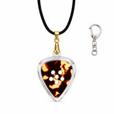 Musiin Collection Guitar Pick Holder Necklace(Gold-Tone Standard)