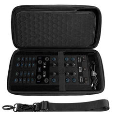 Musiin Premium DJ Controller Case Compatible with NI TRAKTOR Z1 MK3,F1,X1 Smooth Double Zippers, Soft Mesh Pocket, Hard Shell Carrying Case with Strap Ideal for Studio Storage and Outdoor Performance