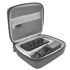 Musiin Headphone Amplifier Case Compatible with Behringer HA400 HA400 MX400 and cable storage, Shockproof and waterproof, Hard shell portable storage bag