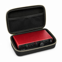 Musiin Custom Case Compatible With Focusrite 2i2 3rd Gen(Gold Tone Edition)