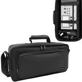 Musiin Guitar Multieffects Pedal Bag Compatible with Boss GX-10,Line6 POD Go,Organized Compartments for Power Cables Accessories, Scratch-Proof, Ideal for Out Stage, Studio and Daily Transport.