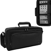Musiin Studio Mixer Bag Compatible with Nektar Panorama CS12,Hercules DJControl Mix Ultra Padded Interior with Organized Compartments Accessories, Scratch-Proof, Ideal for Stage and Daily Storage.