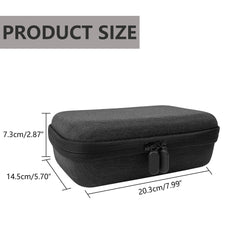 Musiin Audio Interface Hard Case Compatible with Focusrite Scarlett Solo 4th Gen, EVA Portable Bag with Soft Lining, Mesh Pocket, Dual Zipper, and Silicone Handle for Studio, Travel, and Gig Use