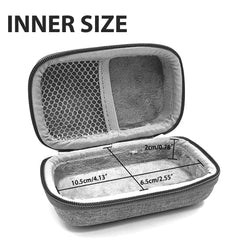 Musiin Wireless Transmitter System Case Compatible with JOYO MW-2,NUX B-3 Plus Microphone Receiver, and KLIQ Clip-On, Snark SN1X /SN5X, FenderFCT-2 Guitar Tuners storage,with Mesh Pocket Carabiner