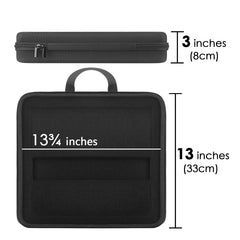 Musiin Premium Velvet Travel Case Compatible with Native Instruments Maschine+ case NI MK3 Drum Controller Velvet cover Analog Device case with Strap(Grey)