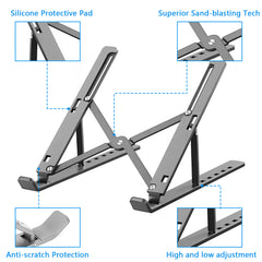 Musiin Adjustable Drum Controller Audio Device Stand Holder,Compatible with Native Instruments Maschine Plus Mk3,Akai MPC Sample,Behringer X-Touch,Adjustable Aluminum Folding Stand for Home Studio