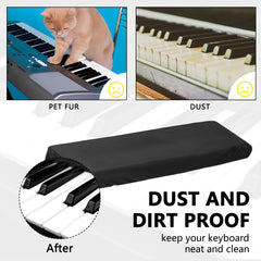 Musiin 88 Keys Piano Keyboard Cover Compatible with KROME 88, FA-08, Nord Piano 5,Grand 2,MODX M8 and More, Water-Repellent with Adjustable Drawstring and Storage Bag Outdoor Stage Live Show Protect