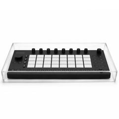 Musiin MIDI Keyboard Controller Acrylic Cover Compatible with Ableton Move, Transparent with Pre-Drilled Cable Management Channels, Dustproof Suitable for Home Studio Desktop Protection