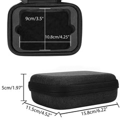 Musiin Guitar effect pedal Storage case, Compatible with Sonicake Pocket Master Guitar Effects, Sponge Lining to Protect Your Equipment (Dark Grey)