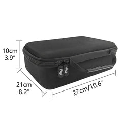 Musiin Audio Interface Storage Case, Compatible with SSL2 MKII and SSL2+ MKII Audio Interfaces, Top Cover Zipper Mesh Pocket Design and Handle Strap, Portable Travel Storage Case (Black)