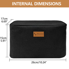 Musiin Portable Bluetooth Speaker Cover, Compatible with Marshall Acton 3, Splash-Proof Material, Portable and Foldable, Fit Design Suitable for Home Studio Use