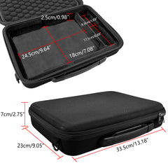 Musiin Audio Sampler Case Compatible with Teenage Engineering EP-133 K.O. II/EP-1320 Medieval Sampler, with Cable Compartment & Top Mesh Pocket, Portable Music Gear Case