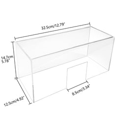 Musiin Portable Bluetooth Speaker Cover Compatible with Sony ULT FIELD 5, Transparent Acrylic Material, Reserved Wire Groove, Waterproof and Dustproof, Suitable for Home Studio Desktop Protection