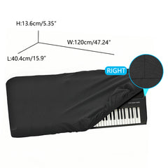 Musiin Premium Chinlon Keyboard Dust Cover - Compatible with Yamaha PSR-EW425,provides full-coverage protection, an essential accessory for your instrument