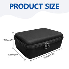 Audio Interface Carrying Case, Compatible with Audient iD14/iD4 MK2 / Stream OTG, Soft Lining with Groove Fit, Mesh Pocket for Cables and Accessories, Ideal for Studio Recording and Travel Use