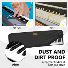 Musiin Premium 88 Key Piano Keyboard Cover Compatible With NI KONTROL S88