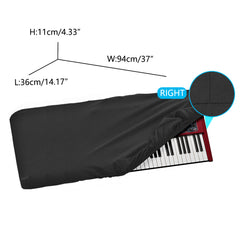 Musiin Pro Shield: Ultimate Stretch-fit Chinlon Keyboard Cover - Water & Dust Resistant, Compatible with Yamaha PSR-E373 EZ-300 YPT-370 KB-208 KB-209 KB-308 KB-309 KB-90 Keyboard
