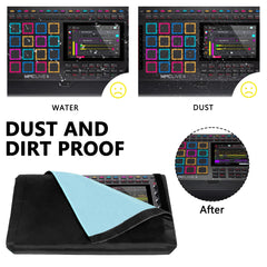 Musiin Premium Audio Workstation Cover Compatible with MPC Live III Dual-Layer Fabric with Hook-and-Loop Closure, Suitable for Studio and Home Production Daily Use
