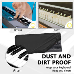 Musiin Synthesizer Dust Cover, Compatible with Roland JD-08, JX-08, JU-06A, JU-06, JP-08, JX-03, DK-01 Premium Chinlon Anti-scratch and dustproof, Soft Touch & Fitted design
