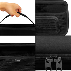 Musiin Audio Sampler Synthesizer Case Compatible with Teenage Engineering OP-1 Field/OP-XY, Portable Music Gear Storage Bag with Top Mesh Pocket and Groove Structure for Easy Access