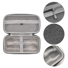 Musiin Dual microphone storage case, compatible with Bietrun SY-WXM-2, WXM02, WXM19, WXM31, Shur BLX2 PG58, hard-shell microphone portable bag, travel protection pouch with cable storage (black)