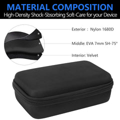 Musiin Audio Interface Case, Compatible with Focusrite Scarlett 2i2 4th Gen, Roland AIRA Compact P-6, Fourth Generation Audio Interface Cover, Velvet Interior