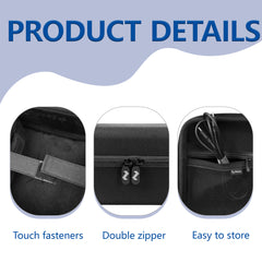 Musiin Audio Interface Carrying Case Compatible with Apollo Twin X DUO Gen 2/QUAD Gen 2, Equipped with Comfort Handle and Adjustable Shoulder Strap, Suitable for Traveling(Black)