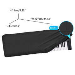 Musiin Ultimate Keyboard Dust Cover - Stretchable Nylon, Compatible with Roland JUNO-X Synthesizer Covers and More