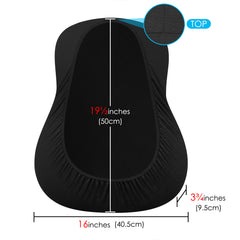 Musiin Premium Guitar Cover for Acoustic and Bass Guitars- Tailored Protection compatible with Fender Gibson Martin Taylor Donner Acoustic Bass Guitars(AG-L)