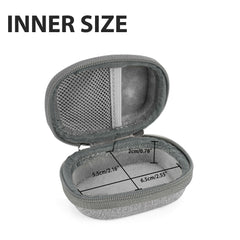 Musiin Hard Case for Guitar Tuner, Portable Guitar Tuner Storage cover, Compatible with Fender FT-1, FCT-2, Aroma Clip-on, D'Addario Clip On, Joyo Clip-on, with Pick Holder case (Grey)