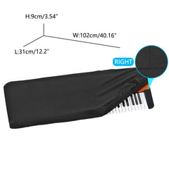 Musiin Keyboard Dust Cover Compatible with KORG i3 KROME EXCOPPER KROME EX61 Key Model KROME-61 Keyboard KingKORG Synthesizers, Stretchable Chinlon, Water-Resistant, Dust & Pet scratch Protection