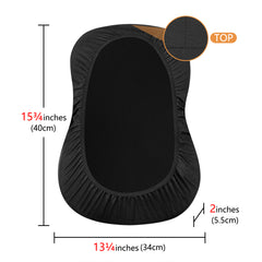Musiin Customise Premium Black Guitar Dust Cover, Portable Sleeve cover Protect compatible with Gibson Fender Donner Guitar(GG-M)