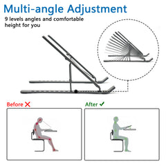 Musiin Adjustable Drum Controller Audio Device Stand Holder,Compatible with Native Instruments Maschine Plus Mk3,Akai MPC Sample,Behringer X-Touch,Adjustable Aluminum Folding Stand for Home Studio