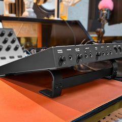 Musiin Aluminum Drum Controller Stand Portable Cooling Stand Compatible with NI Maschine Plus MK3/Ableton Push 3 (Black)