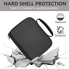 Musiin Custom Audio Interface Case Compatible with Apogee Symphony Desktop, EVA Hard Shell with Dual Zippers, Mesh Pocket & Handle, Protective Storage for Studio Recording, Live Show & Travel Bag